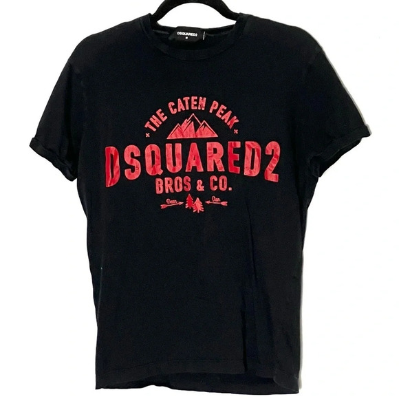 Dsquared2‎ D2 Caten Bro Arch Logo Tee Size Medium - Picture 1 of 8